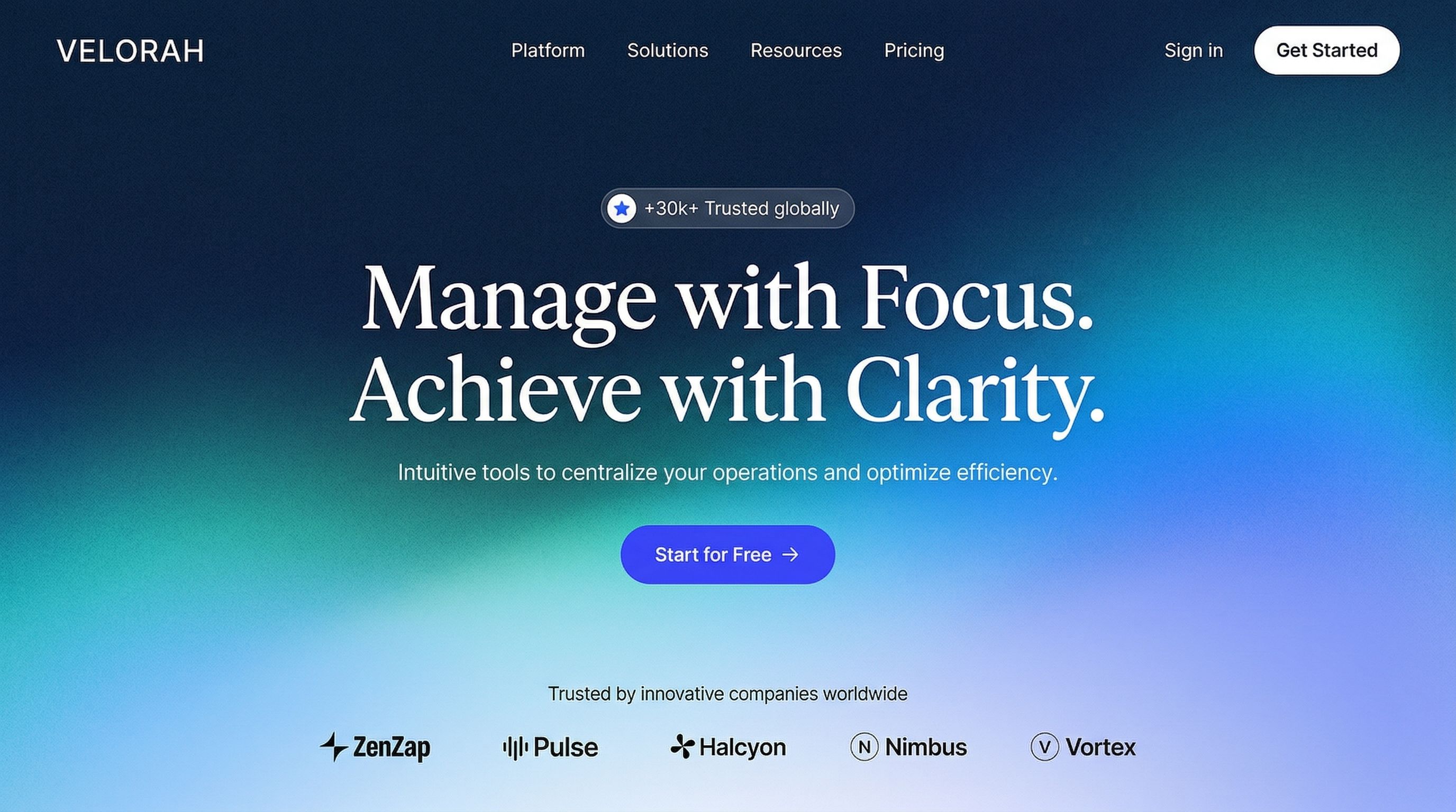 Screenshot of Web3 EOS Hero, a site built with Mr Create